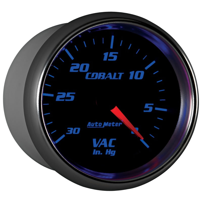 Autometer Cobalt 2-5/8in. / 0-30 IN HG / Mechanical Vacuum Gauge-thumbmail-5