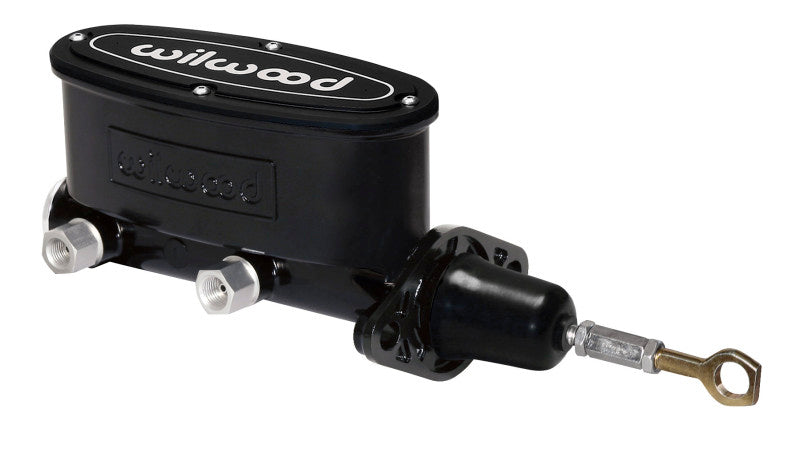 Wilwood High Volume Tandem M/C - 7/8in Bore Black-W/Pushrod - Early Mustang-thumbmail-1