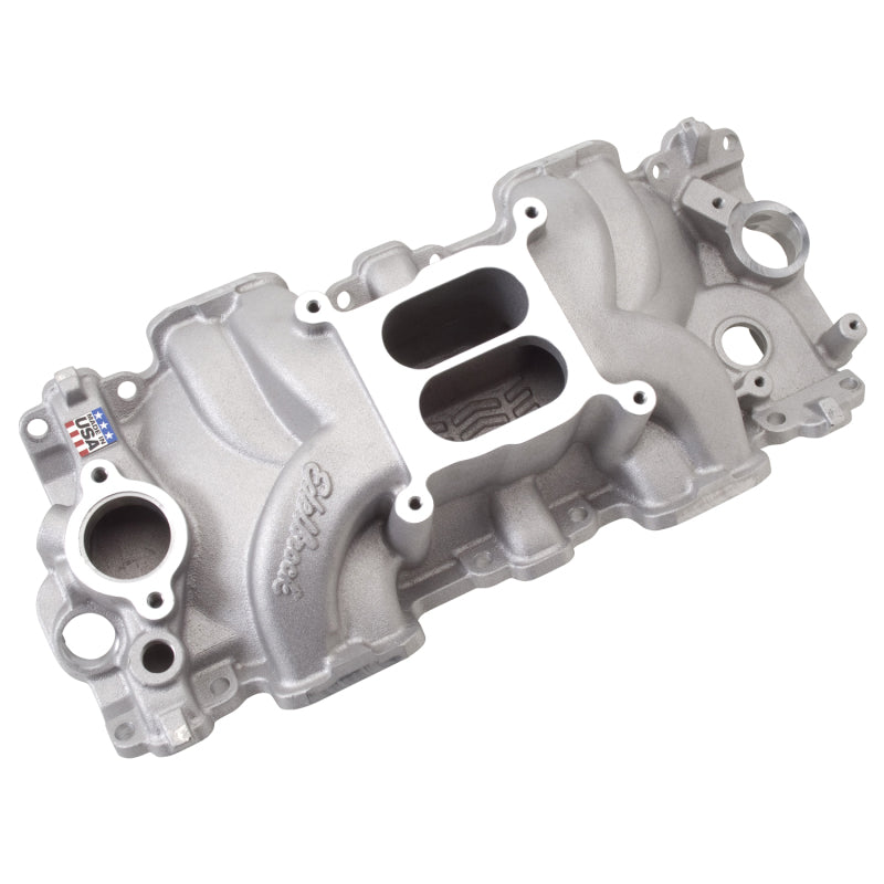 Edelbrock Intake Manifold Single Quad Perf RPM Chevrolet 348/409 Inwin Big Block Small Port-thumbmail-12