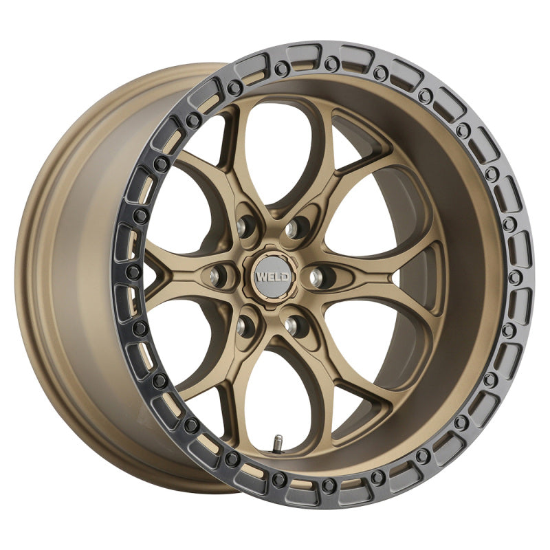 Weld Off-Road W106 20X9 Ledge 6X139.7 ET00 BS5.00 Satin Bronze / Black Ring 106.1-thumbmail-3