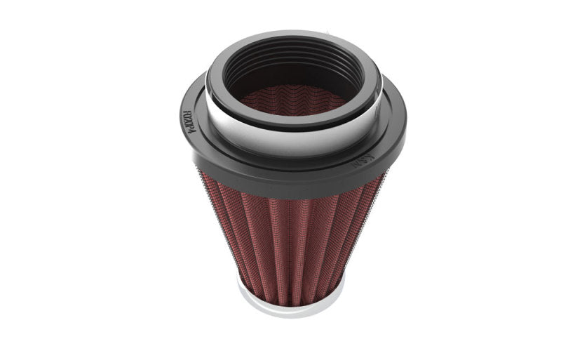 K&N Universal Chrome Filter 2.063in Flange ID x 3.5in Base OD x 2in Top OD x 4in H-thumbmail-20