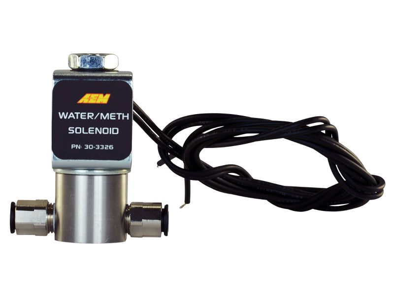 AEM Water/Methanol Injection System - High-Flow Low-Current WMI Solenoid - 200PSI 1/8in-27NPT In/Out-thumbmail-9