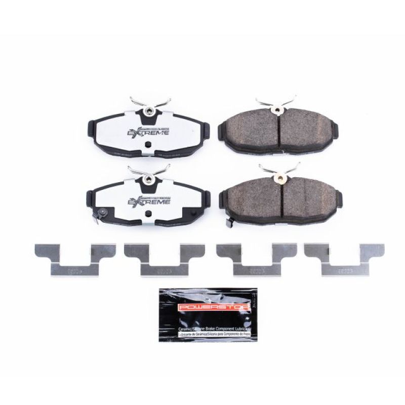 Power Stop 2012 Ford Mustang Rear Z26 Extreme Street Brake Pads w/Hardware-thumbmail-2