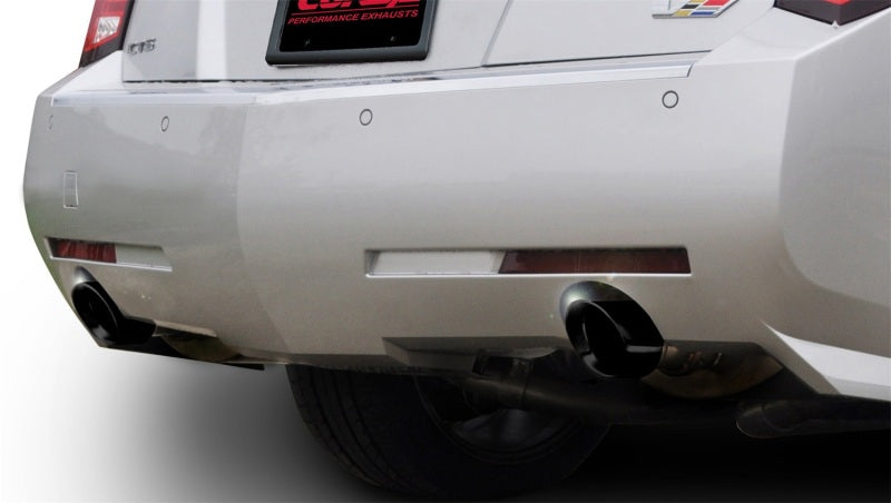 Corsa 11-13 Cadillac CTS Wagon V 6.2L V8 Black Sport Axle-Back Exhaust-thumbmail-3