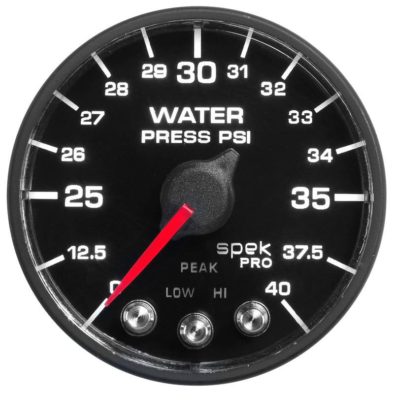 Autometer Spek-Pro - Nascar 2-1/16in Water Press 0- 40 psi Bfb-thumbmail-6