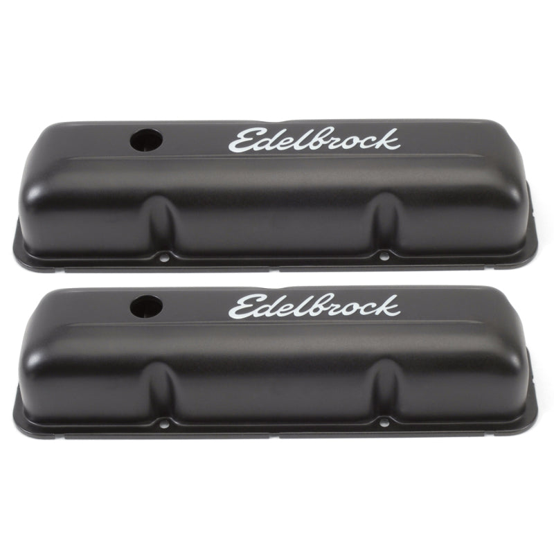 Edelbrock Valve Cover Signature Series Ford 1958-1976 FE V8 Black-thumbmail-3