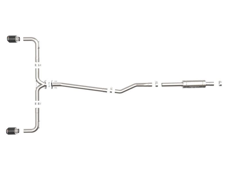 aFe Takeda 2-1/2in 304 SS Cat-Back Exhaust w/ Carbon Fiber Tips 14-18 Mazda 3 L4 2.0L/2.5L-thumbmail-11