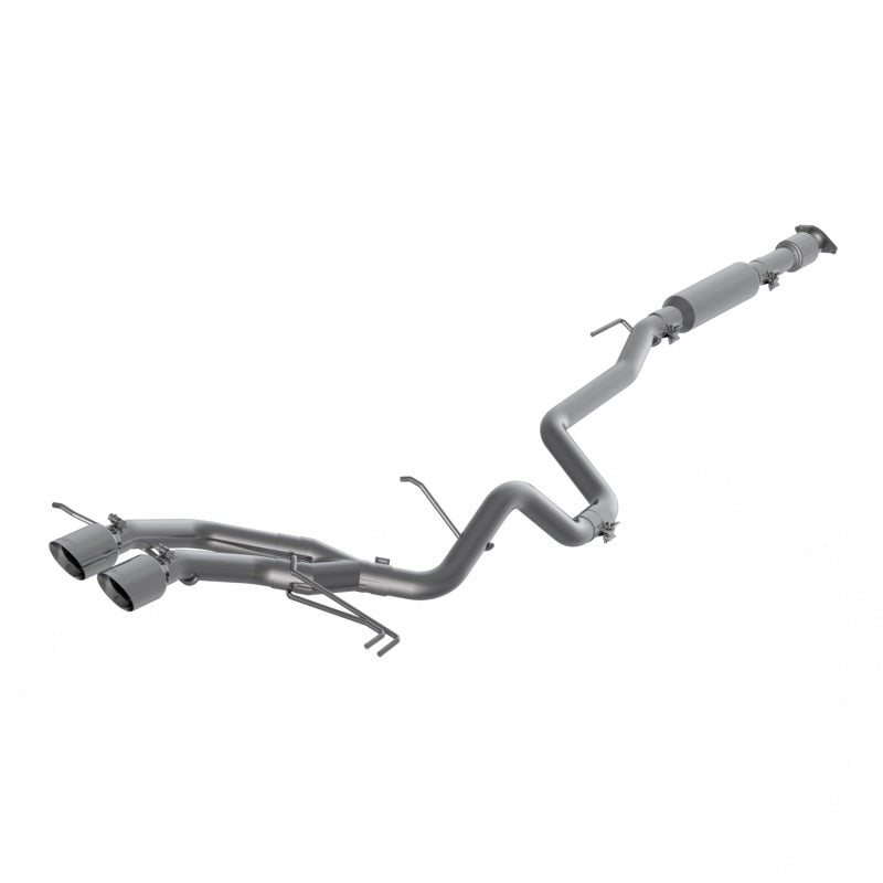 MBRP 13-18 Hyundai Veloster Turbo 4.0in OD Tips Dual Outlet 2-1/2in AL Cat Back-thumbmail-2