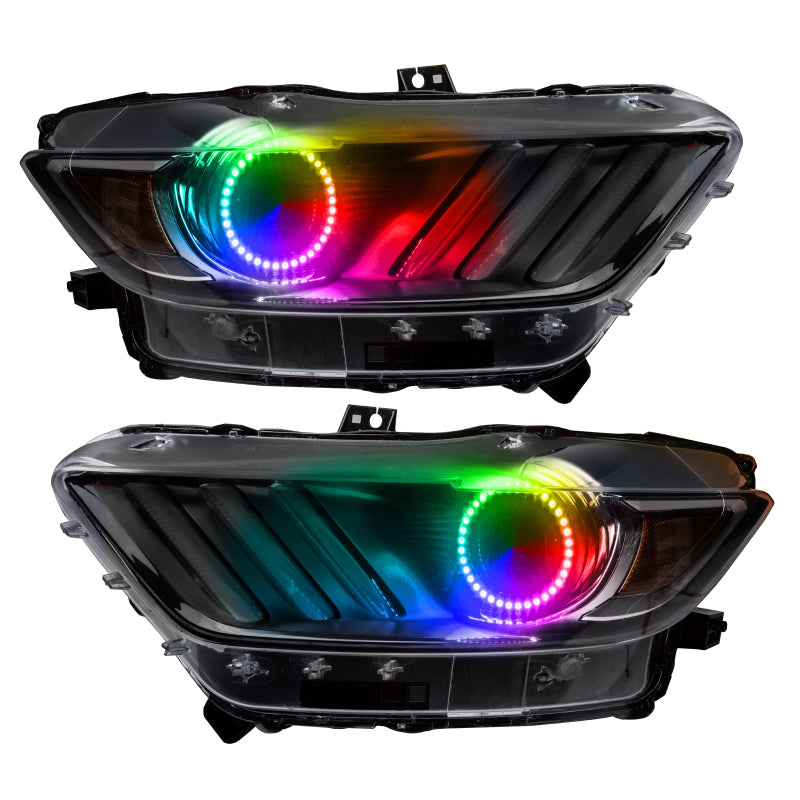 Oracle Ford Mustang 15-17 Halo Kit - ColorSHIFT w/ 2.0 Controller-thumbmail-1