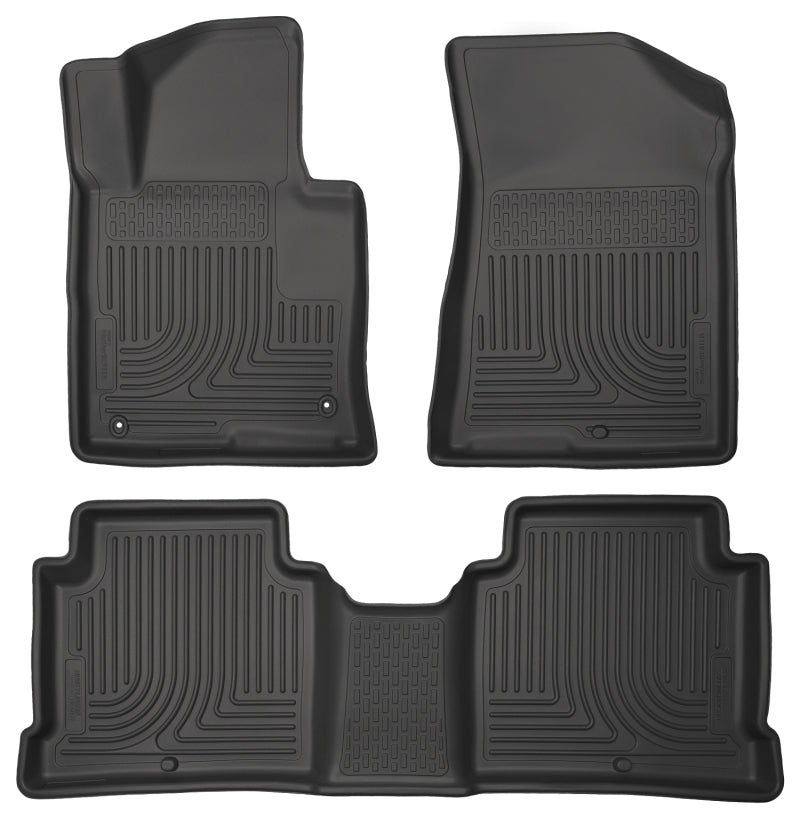 Husky Liners 2015 Hyundai Sonata Weatherbeater Black Front & 2nd Seat Floor Liners-thumbmail-2