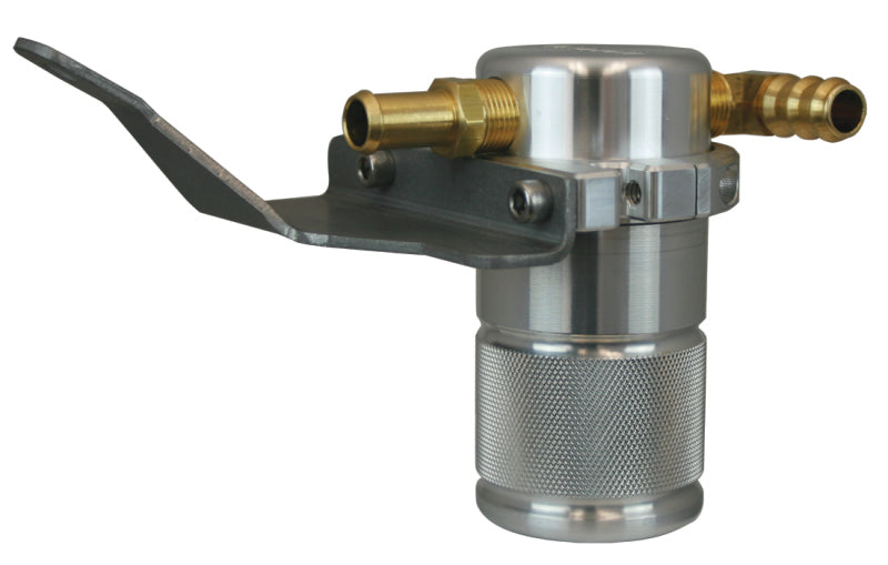 Moroso 07-11 Jeep 3.8L JK Air/Oil Separator Catch Can - Small Body - Billet Aluminum-thumbmail-1