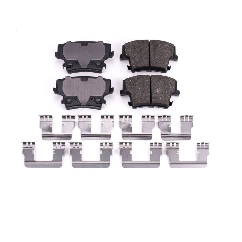 Power Stop 05-19 Chrysler 300 Rear Z17 Evolution Ceramic Brake Pads w/Hardware-thumbmail-1