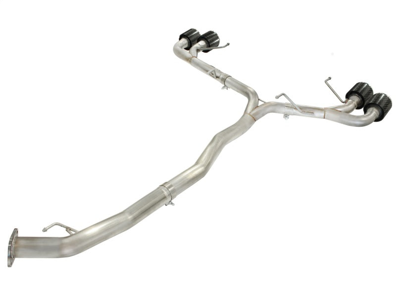 aFe Takeda 3in SS Exhaust Cat-Back 09-14 Nissan GTR V6 3.8L Carbon Fiber Tips-thumbmail-8