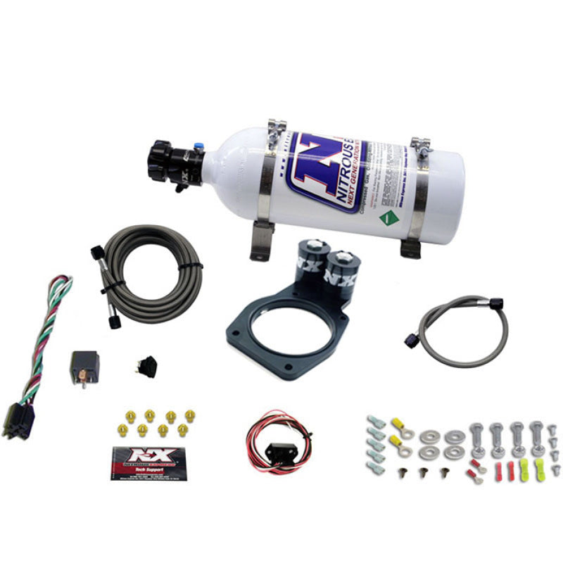Nitrous Express 10-15 Chevrolet Camaro Nitrous Plate Kit (50-150HP) w/5lb Bottle-thumbmail-2
