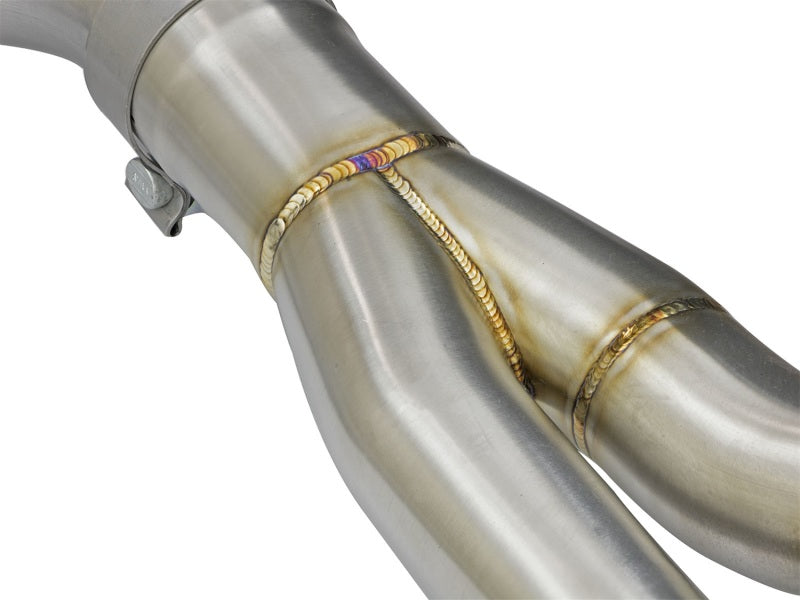 aFe MACHForce XP 3in - 2 1/2in Axle Back 304SS Exhaust w/ Polished Tips 16-17 BMW M2 (f87)-thumbmail-11