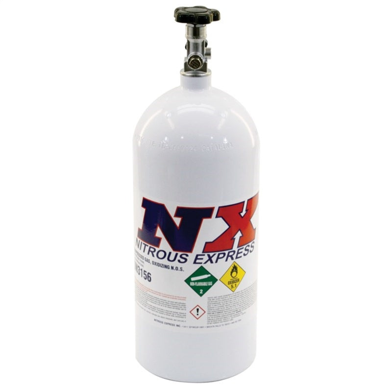 Nitrous Express 10lb Bottle w/Mainline Valve (6.89 Dia x 20.19 Tall)-thumbmail-2
