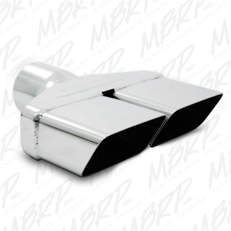 MBRP Universal Tip 8inx 2.375in ID Rectangle 2.5in O.D. inlet 8.25in length T304-thumbmail-2
