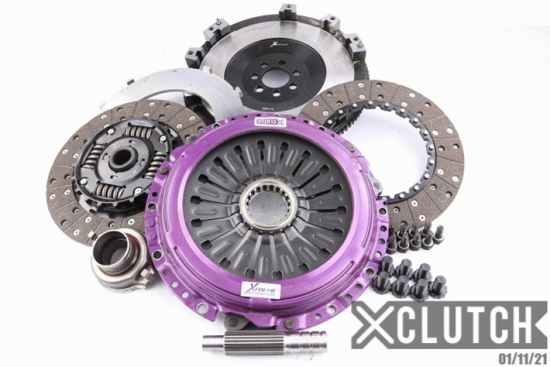XClutch 07-17 Mitsubishi Lancer EVO X 2.0L 10.5in Twin Sprung Organic Clutch Kit-thumbmail-1