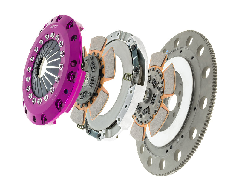 Exedy 11-16 Ford Mustang GT 5.0L Hyper Twin Cerametallic Clutch Sprung Center Disc Push Type Cover-thumbmail-5