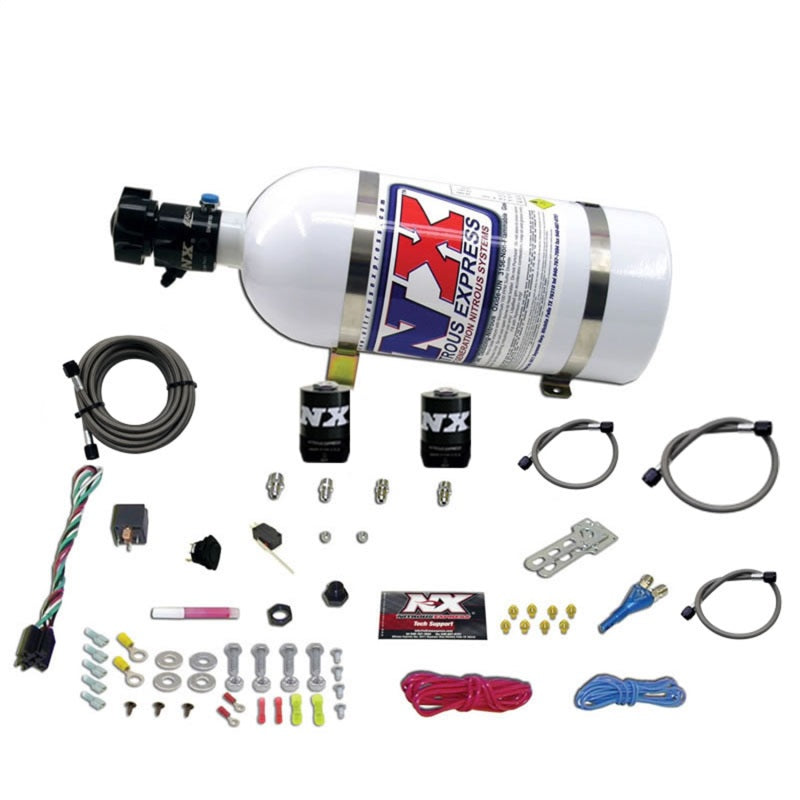 Nitrous Express Dodge EFI Race Single Nozzle Nitrous Kit (100-250HP) w/10lb Bottle-thumbmail-2