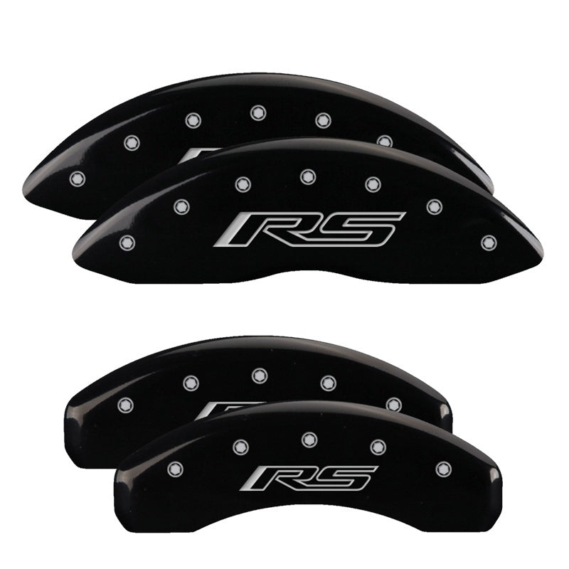 MGP 4 Caliper Covers Engraved Front & Rear Gen 5/RS Black finish silver ch-thumbmail-3