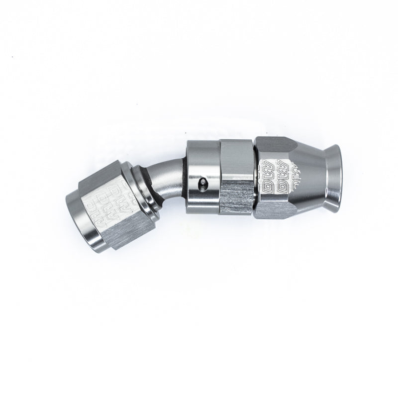 DeatschWerks 6 AN Female Flare Swivel 30-Degree Hose End PTFE - Anodized Matte Black-thumbmail-2