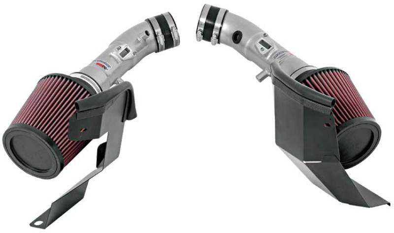 K&N 07-08 G35 Dual Silver Typhoon Short Ram Intakes-thumbmail-2