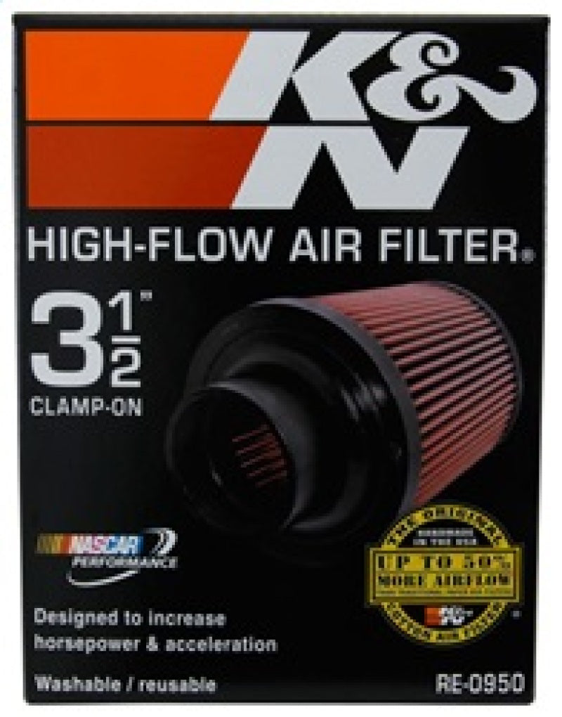 K&N Universal Rubber Filter 3 1/2inch ID FLG / 6inch Base / 4-5/8inch Top / 6inch Height-thumbmail-28