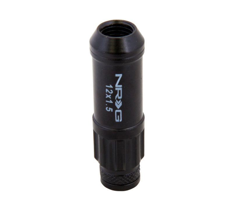 NRG 700 Series M12 X 1.5 Steel Lug Nut w/Dust Cap Cover Set 21 Pc w/Locks & Lock Socket - Black-thumbmail-5