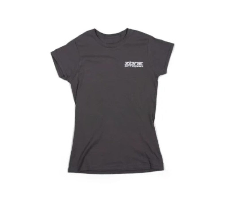 Zone Offroad Charcoal Gray Premium Cotton T-Shirt w/ Zone Offroad Logo - Womens - XL-thumbmail-2