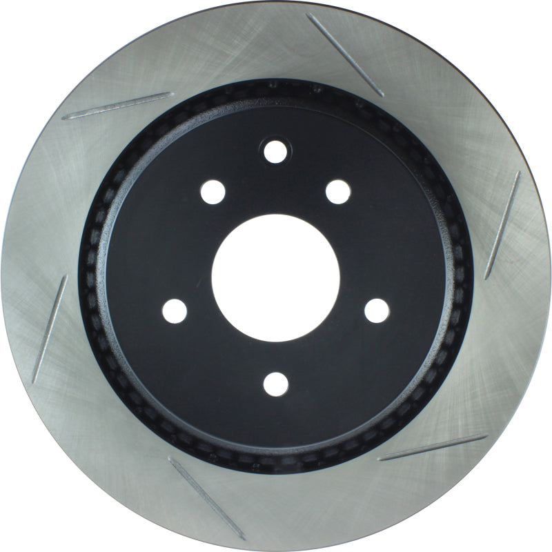 StopTech Power Slot 07-08 Infiniti G35 2WD Sport Sedan / 08-09 G37 SportStop Slotted Rear Left Roto-thumbmail-11
