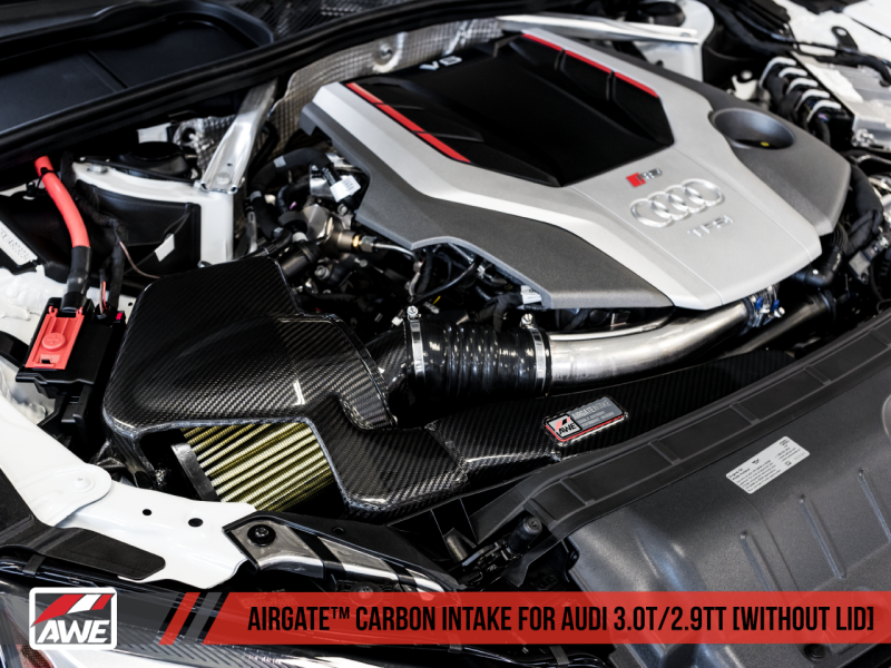 AWE Tuning Audi B9/B9.5 S4/S5/RS5 3.0T Carbon Fiber AirGate Intake w/ Lid-thumbmail-19