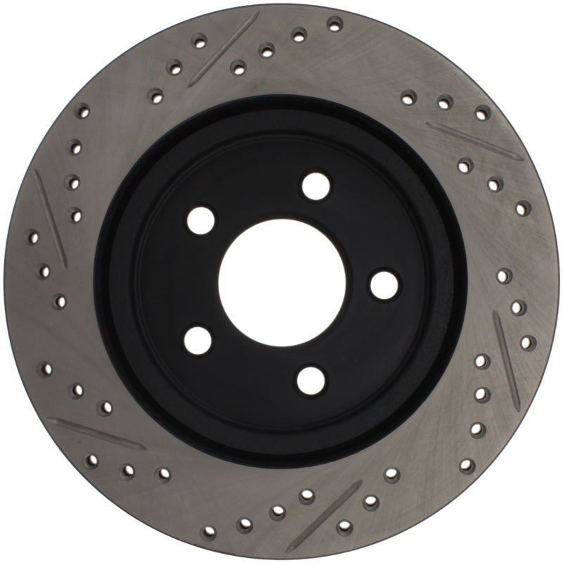 StopTech 05-10 Ford Mustang Slotted & Drilled Left Rear Rotor-thumbmail-13