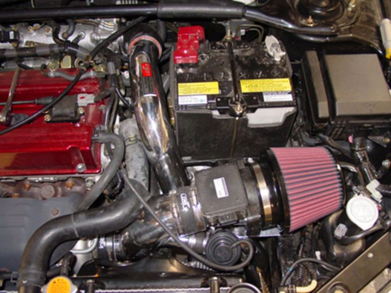 Injen 03-06 Evo 8/9/MR Cast Aluminum Intake System w/ Full Intercooler Piping Black Short Ram Intake-thumbmail-4