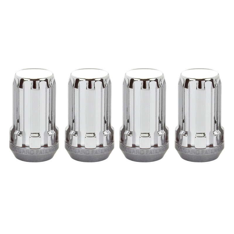 McGard SplineDrive Lug Nut (Cone Seat) M14X1.5 / 1.648in. Length (4-Pack) - Chrome (Req. Tool)-thumbmail-4