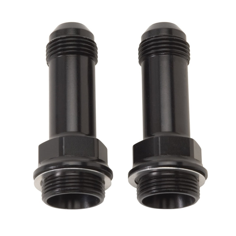 Russell Performance 7/8in -20 x -8 AN Male Flare Extended (2 pcs.) (Red/Blue)-thumbmail-7