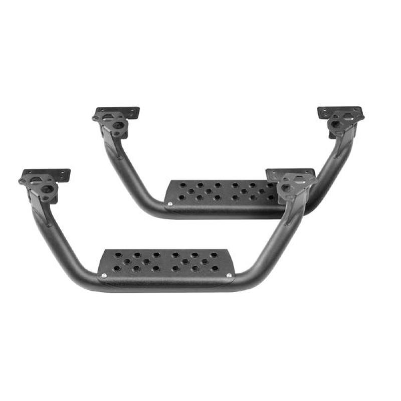Go Rhino Dominator Extreme D6 SideSteps - Tex Blk - 4in Drop Down Steps (Pair)-thumbmail-8