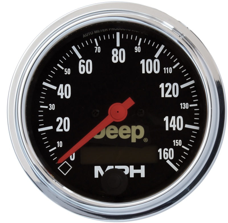 Autometer Jeep 3.375 In-Dash 0-160 MPH Electrical Speedometer Gauge - Programmable-thumbmail-1