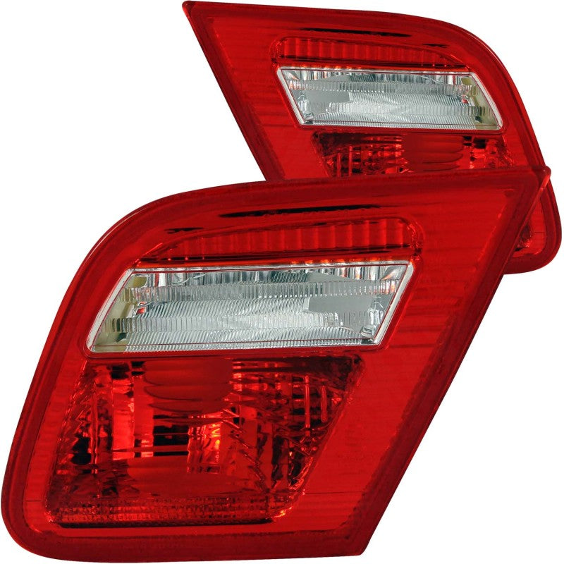 ANZO 2000-2003 BMW 3 Series E46 Taillights Red/Clear - Inner-thumbmail-2