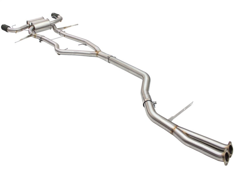 aFe MACHForce XP SS-304 Black Tip 3.0in-2.5in Dia Cat Back Exhaust 11-13 BMW 335i (E90/E92) 3.0L-thumbmail-9