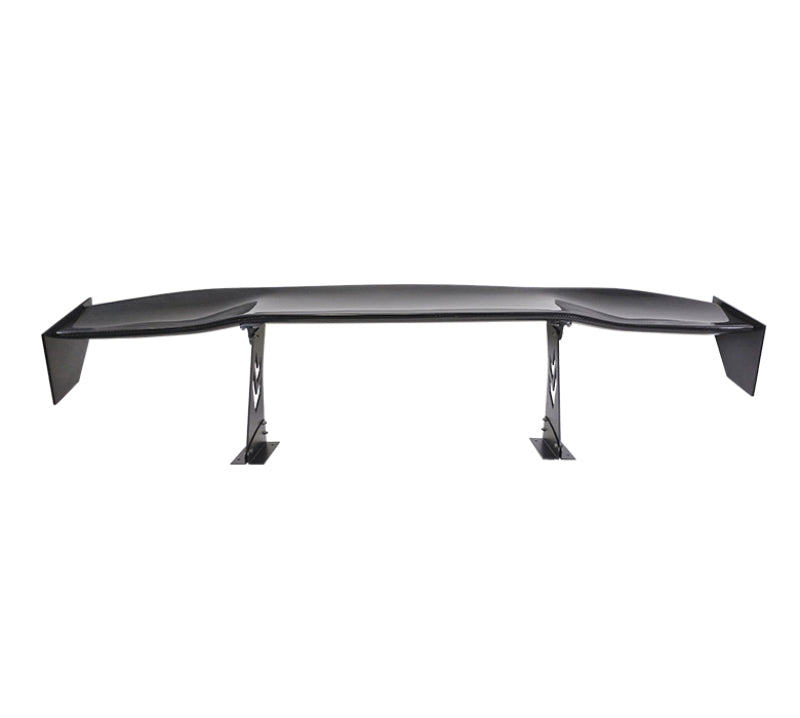 NRG Carbon Fiber Spoiler - Universal (69in.) w/NRG Logo / Stand Cut Out / Large Side Plate-thumbmail-7