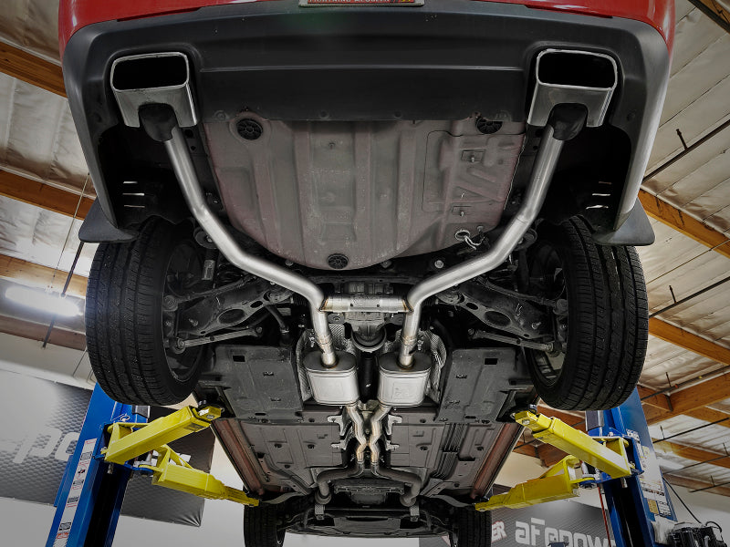 aFe MACH Force-Xp 2-1/2in 304 SS Cat-Back Exhaust 15-19 Dodge Challenger V6-3.6L - Raw Tip-thumbmail-2