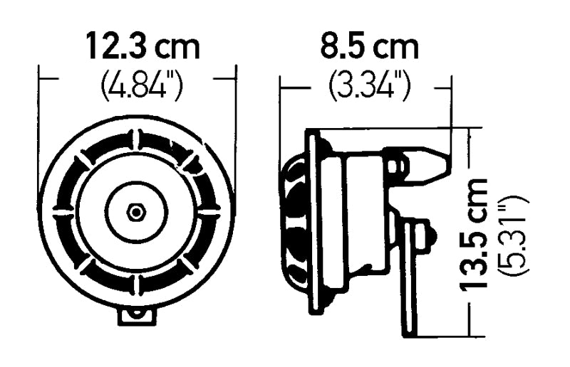 Hella Supertone Horn Set 24V 84w Black-thumbmail-5