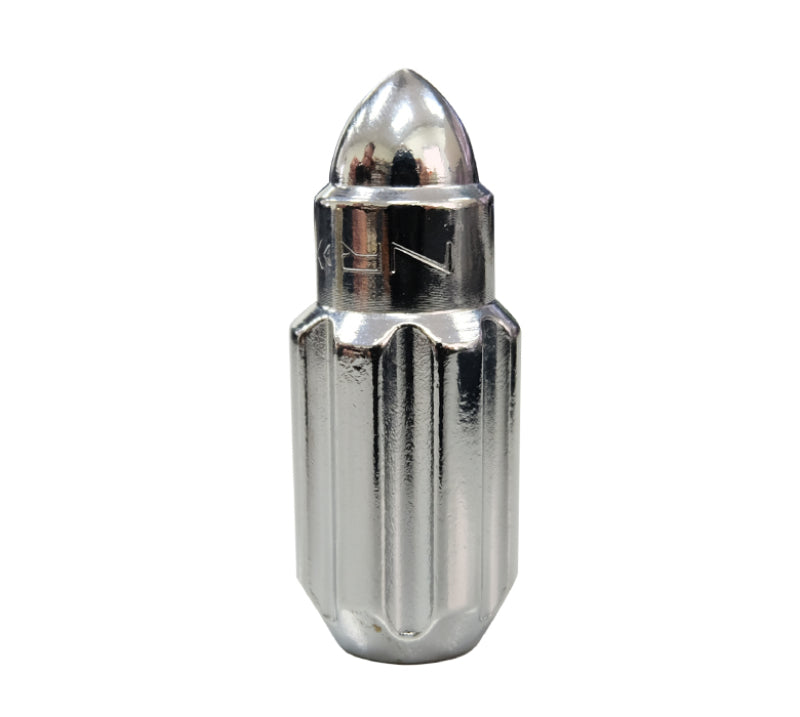 NRG 500 Series M12 X 1.5 Bullet Shape Steel Lug Nut Set - 21 Pc w/Lock Key - Silver-thumbmail-10