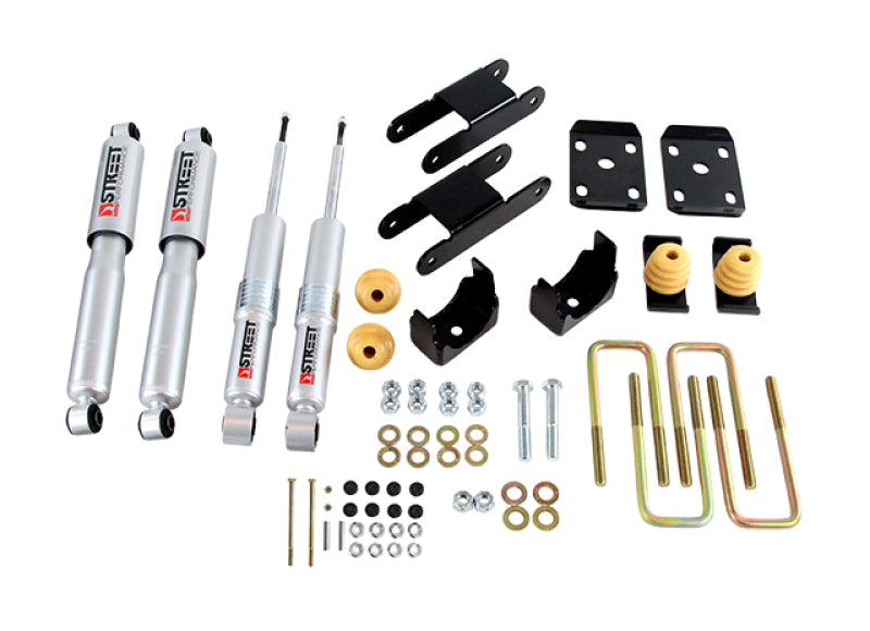 Belltech LOWERING KIT 18-20 Chevy Colorado/Canyon All Cab/SB -0-3in F / -4in R w/ Street Perf Shocks-thumbmail-1