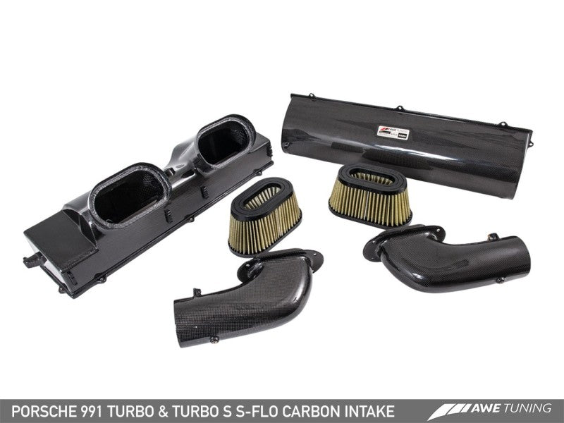 AWE Tuning Porsche 991 (991.2) Turbo and Turbo S S-FLO Carbon Intake-thumbmail-5