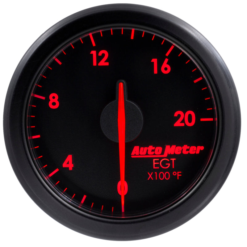 Autometer Airdrive 2-1/16in EGT Gauge 0-2000 Degrees F - Black-thumbmail-6