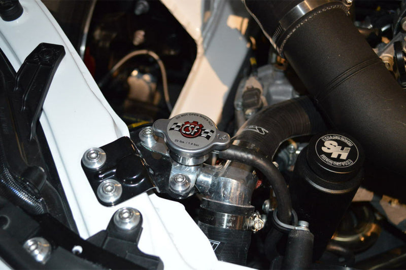 CSF 13+ BRZ / 13-20 Toyota 86 / 22+ GR86 Aluminum Filler Neck w/ High Pressure Radiator Cap-thumbmail-2