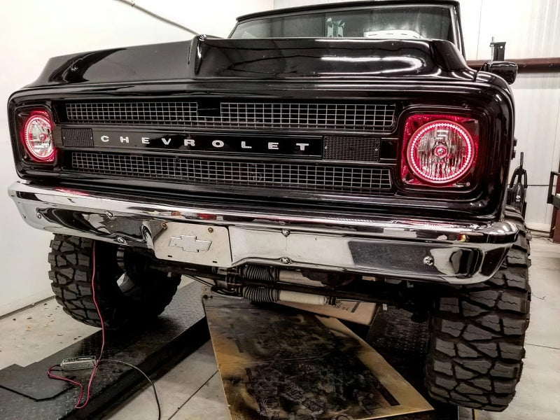 Oracle Pre-Installed Lights 7 IN. Sealed Beam - Red Halo-thumbmail-6