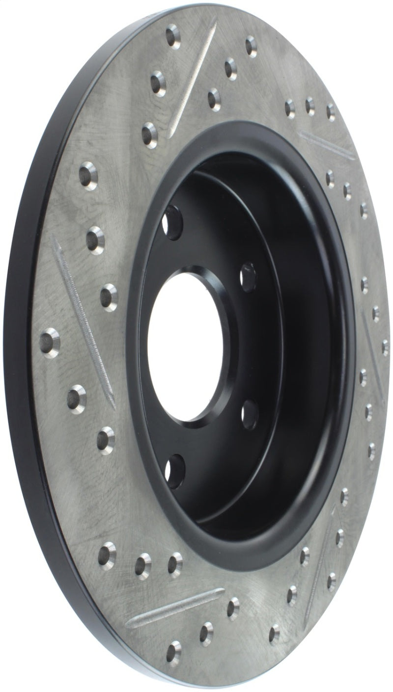 StopTech 12-15 Ford Focus w/ Rear Disc Brakes Rear Left Slotted & Drilled Rotor-thumbmail-7